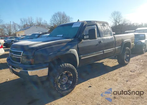 2006 Chevrolet Silverado 1500 Lt3 из США, поврежденный, VIN 1GCEK19B46Z170750
